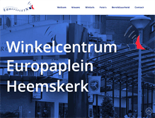 Tablet Screenshot of europapleinheemskerk.nl